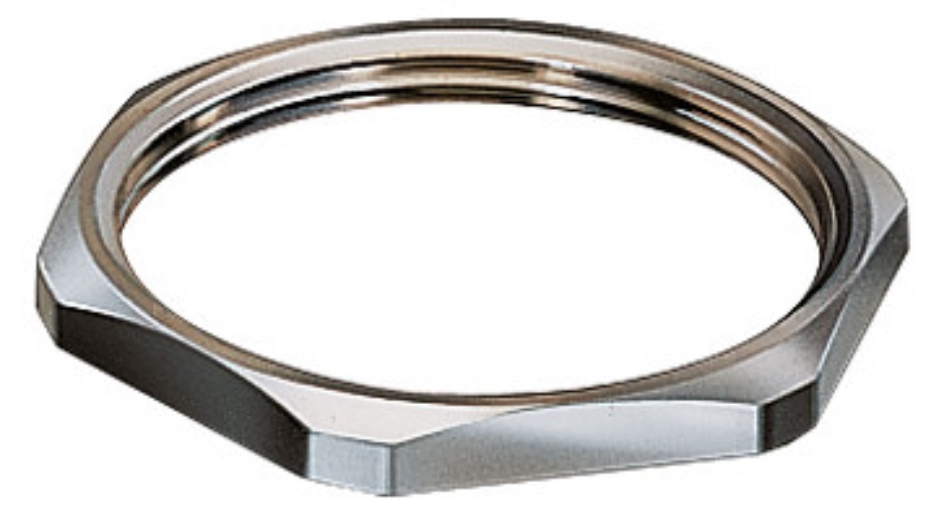 1St. Flexa 0531000063 Gegenmutter, Messing vernickelt M 63 x 1,5 GM-M, M63