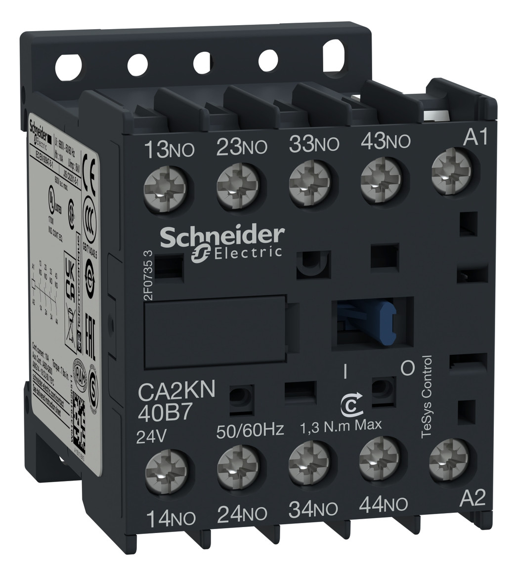 1St. Schneider Electric CA2KN40P7 Hilfsschütz, 4S, 230V 50/60Hz
