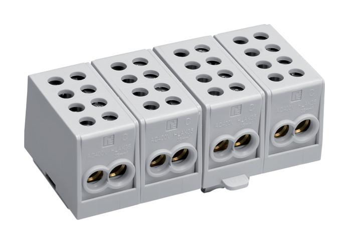 1St. Hager KH35A Hauptl.Abzweigklemme 4p. 35mm² IP20