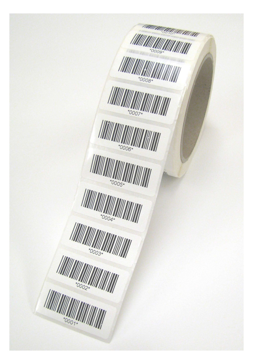 1St. HT Barcodeetiketten lfd Barcode-Etiketten 1000 Stück auf Rolle