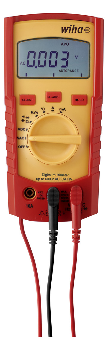 1St. Wiha SB25541 Digital Multimeter bis 600V AC CAT IV 1St. Wiha SB25541 Digital Multimeter bis 600V AC CAT IV