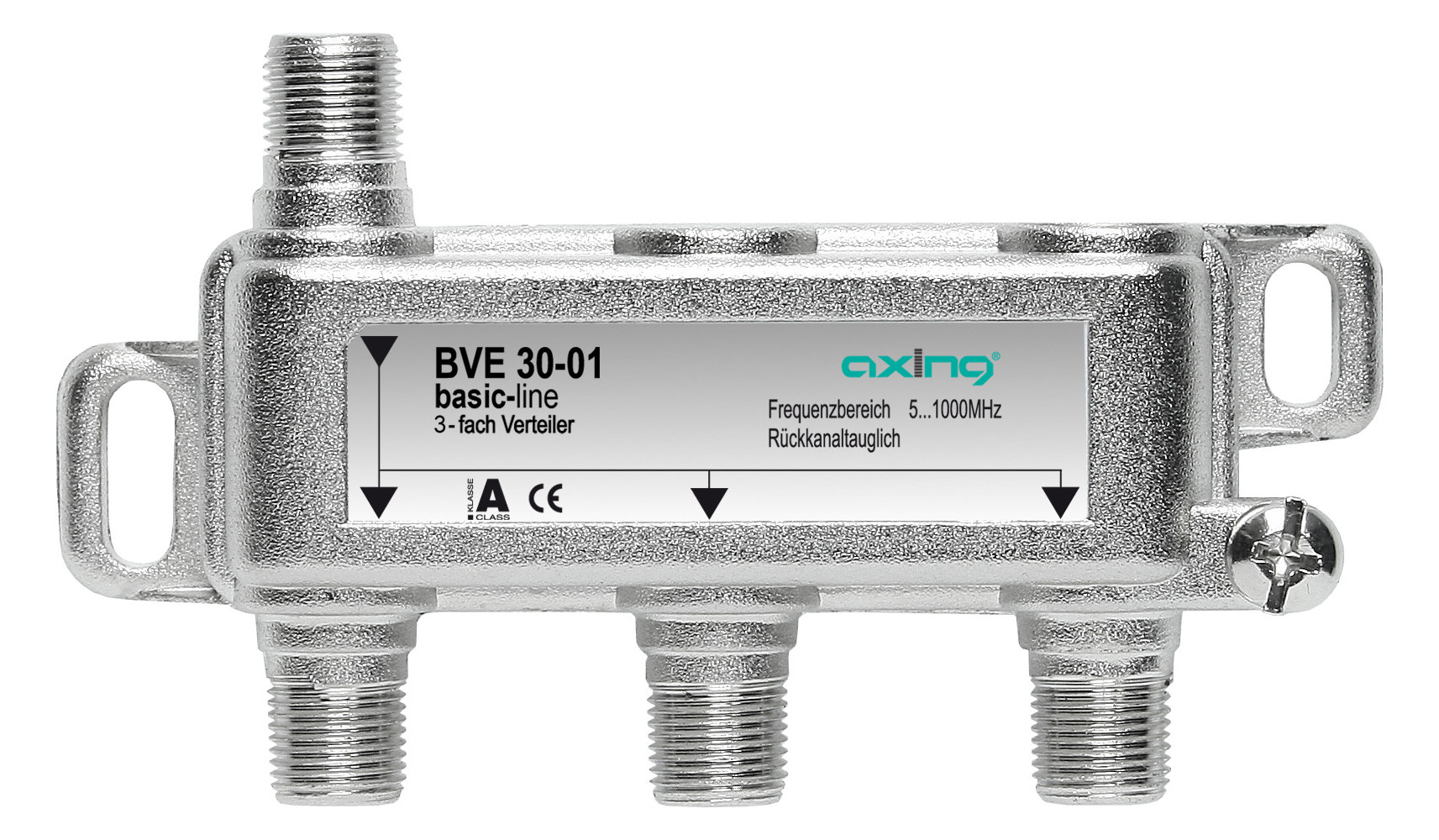 1St. Axing BVE 30-01 BK-3-fach Verteiler 5-1000 MHz