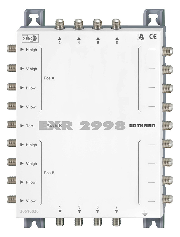 1St. Kathrein EXR2998 20510020 9/8 Multischalter 8 Teilnehmer Kaskade