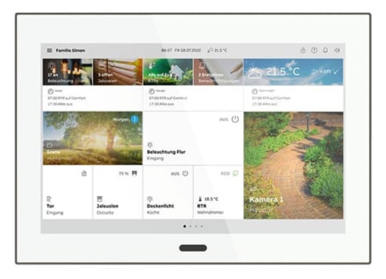 1St. Busch-Jaeger SmartTouch 10 Weiß / ST/U10.2.11-811 Graphit