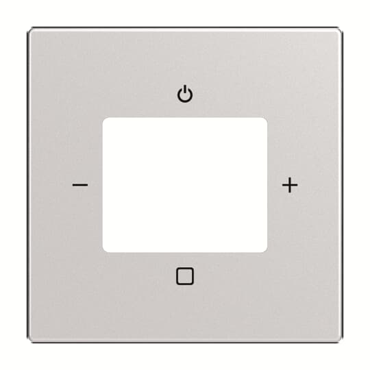 1St. Busch-Jaeger 8252-83-101 Zentralscheibe aluminiumsilber für Busch-Radio DAB+ 2CKA008200A0252