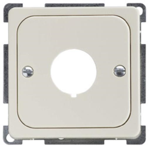 1St. Elso 203054 Zentralplatte für Hotelcardschalter FASHION/RIVA/SCALA reinweiß