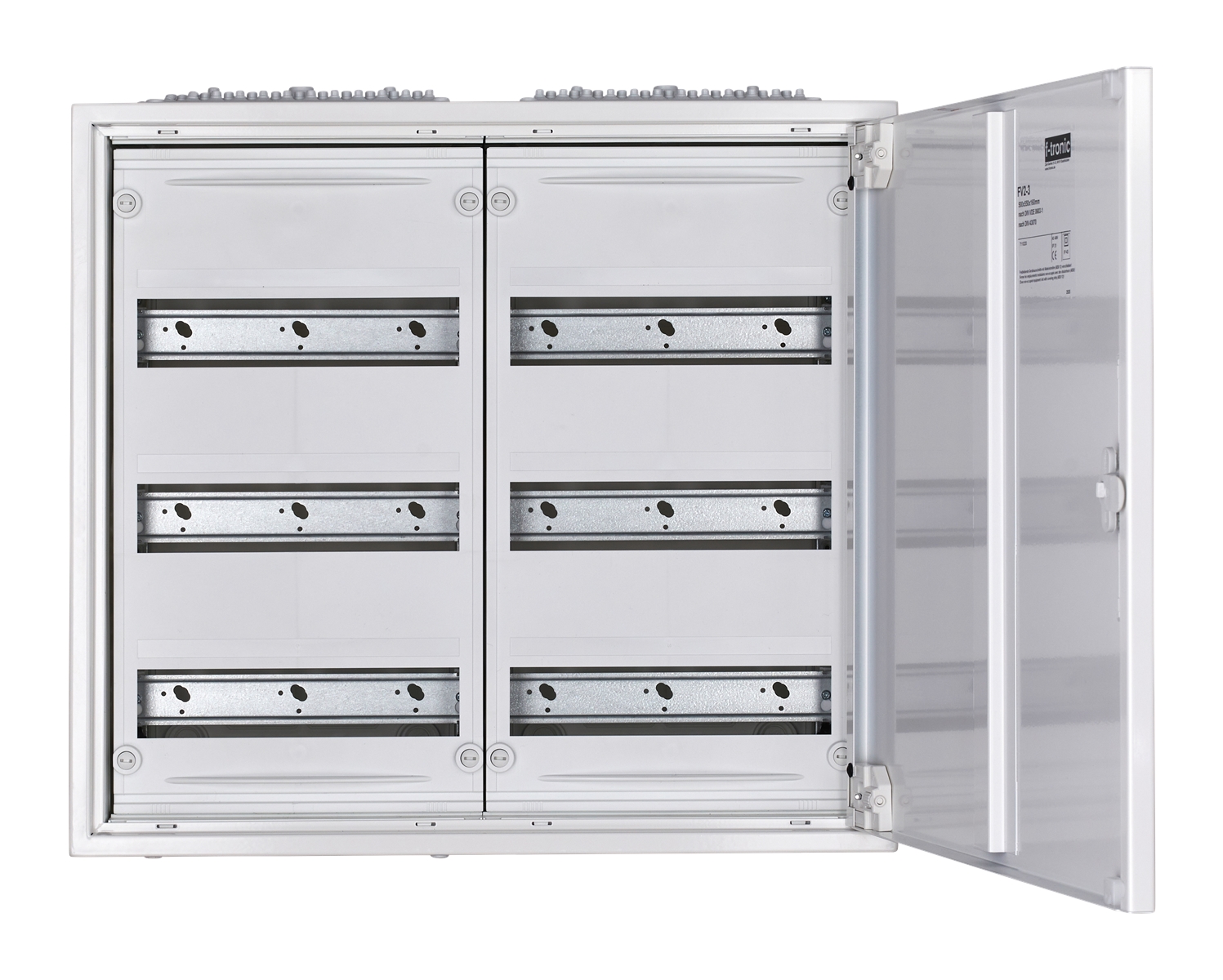 1St. F-Tronic FV2-3 AP Feldverteiler FV2-3, 2-feldrig, 3r, 500x550x165mm 7110220