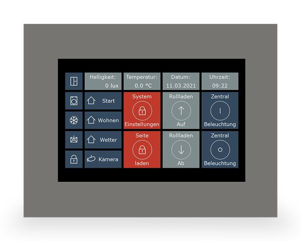1St. MDT Touchpanel 7Zoll 17,7cm VC-0701.04 VisuControl