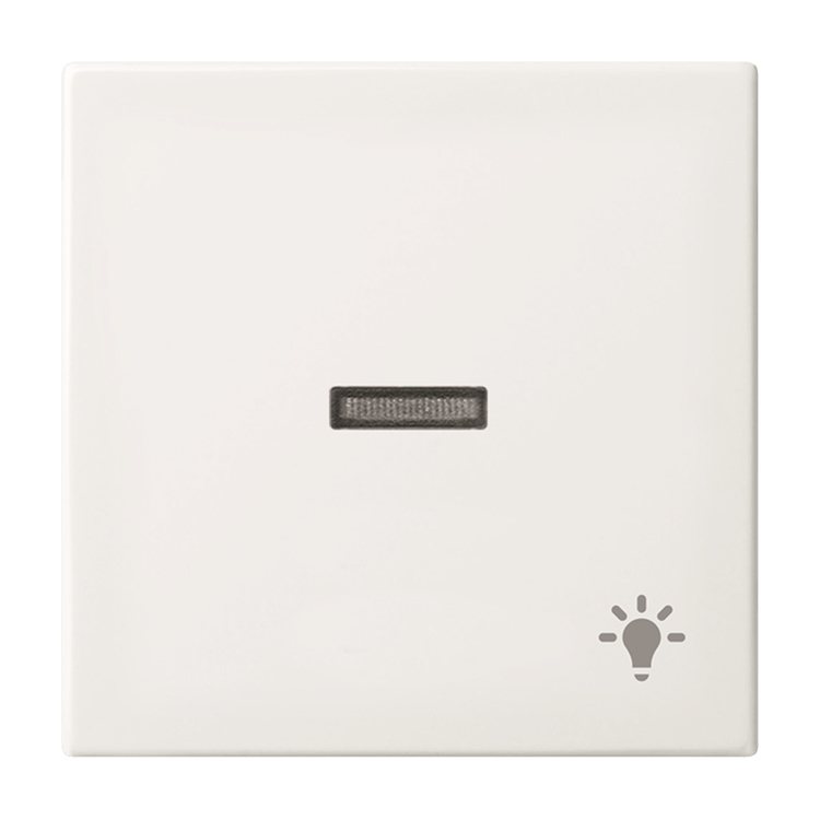 1St. Busch-Jaeger 1789 LI-914 Wippe mit Aufdruck Licht, mit kleiner transparenter Kalotte Busch-balance SI alpinweiß