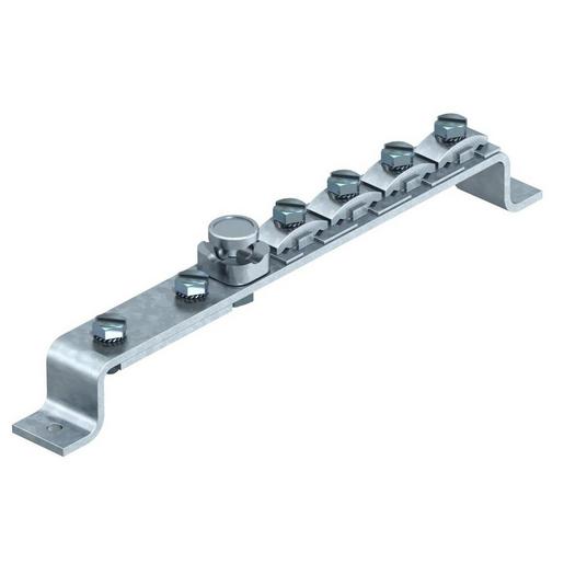 1St. OBO Bettermann 1808 Potentialausgleichsschiene 300mm, CuZn