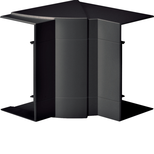 1St. Hager BR651304H9011 Inneneck einstellbar halogenfrei zu BR 65x130mm Oberteil 80mm graphitschwarz