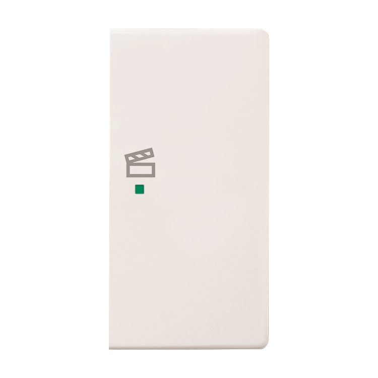 1St. Busch-Jaeger 6233-22-84 Wippe, 2-fach rechts, mit Symbol Szene Busch-free@home studioweiß