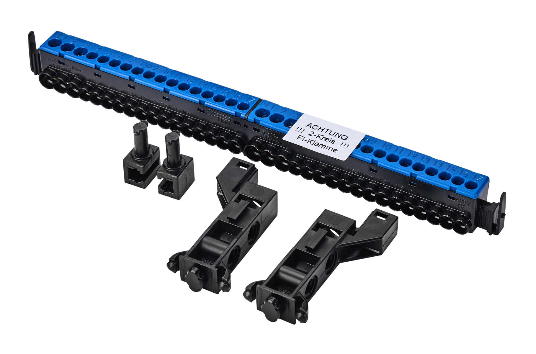 1St. F-Tronic ZSN17N Schraubklemme ZSN17N, je 3x schraubbar bis 16mm², je 14x schraubbar bis 10mm² 7111107