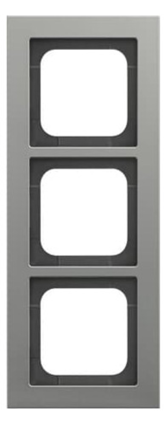 1St. Busch-Jaeger 1723-270 3-fach Rahmen Busch-axcent platin