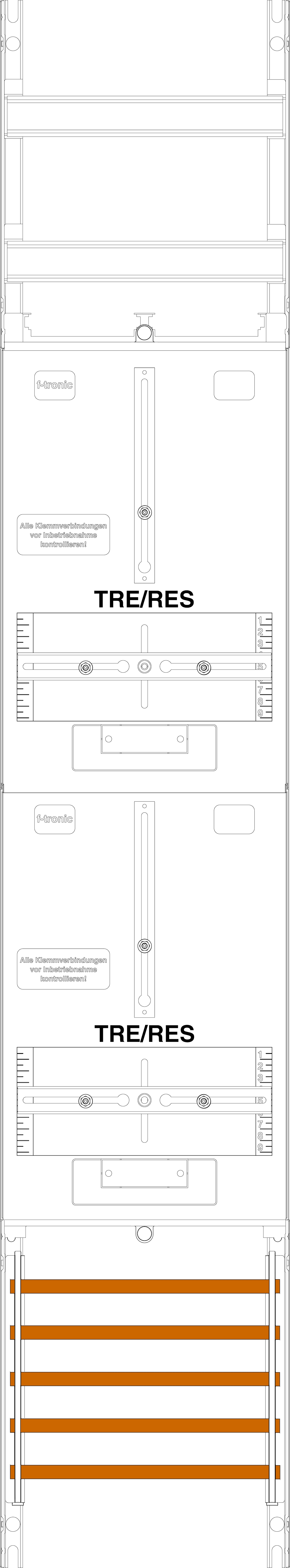 1St. F-Tronic R16 Reservefeld R16, 1-feldrig, H=1350mm, 2 Res. 3.HZ 7143602