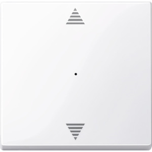 1St. Merten MEG5215-0325 Wippe für Taster-Modul 1fach (Pfeile Auf/Ab) aktivweiß glänzend, System M * PlusLink