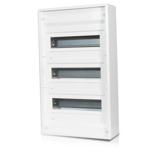 1St. NAPKV36.01 Aufputzverteiler, 3-reihig, 36+6 Module