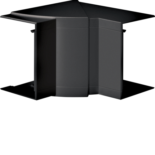 1St. Hager BR651004H9011 Inneneck einstellbar zu BR 68x100mm Oberteil 80mm halogenfrei in graphitschwarz