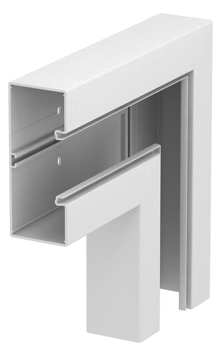 1St. OBO Bettermann GK-F70170RW Flachwinkel 70x170mm, PVC, reinweiß