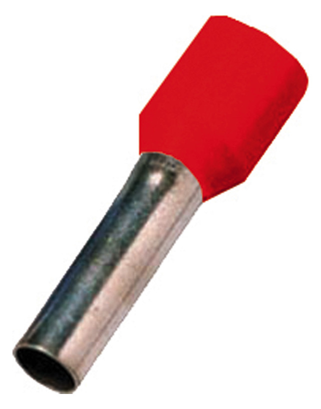 1000St. Intercable ICIAE18GV Isolierte Aderendhülse DIN 46228 Teil 4,
