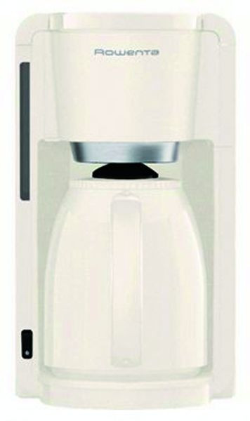 1St. ROWENTA CT3801 Thermo Kaffeemaschine, Weiß / Edelstahl