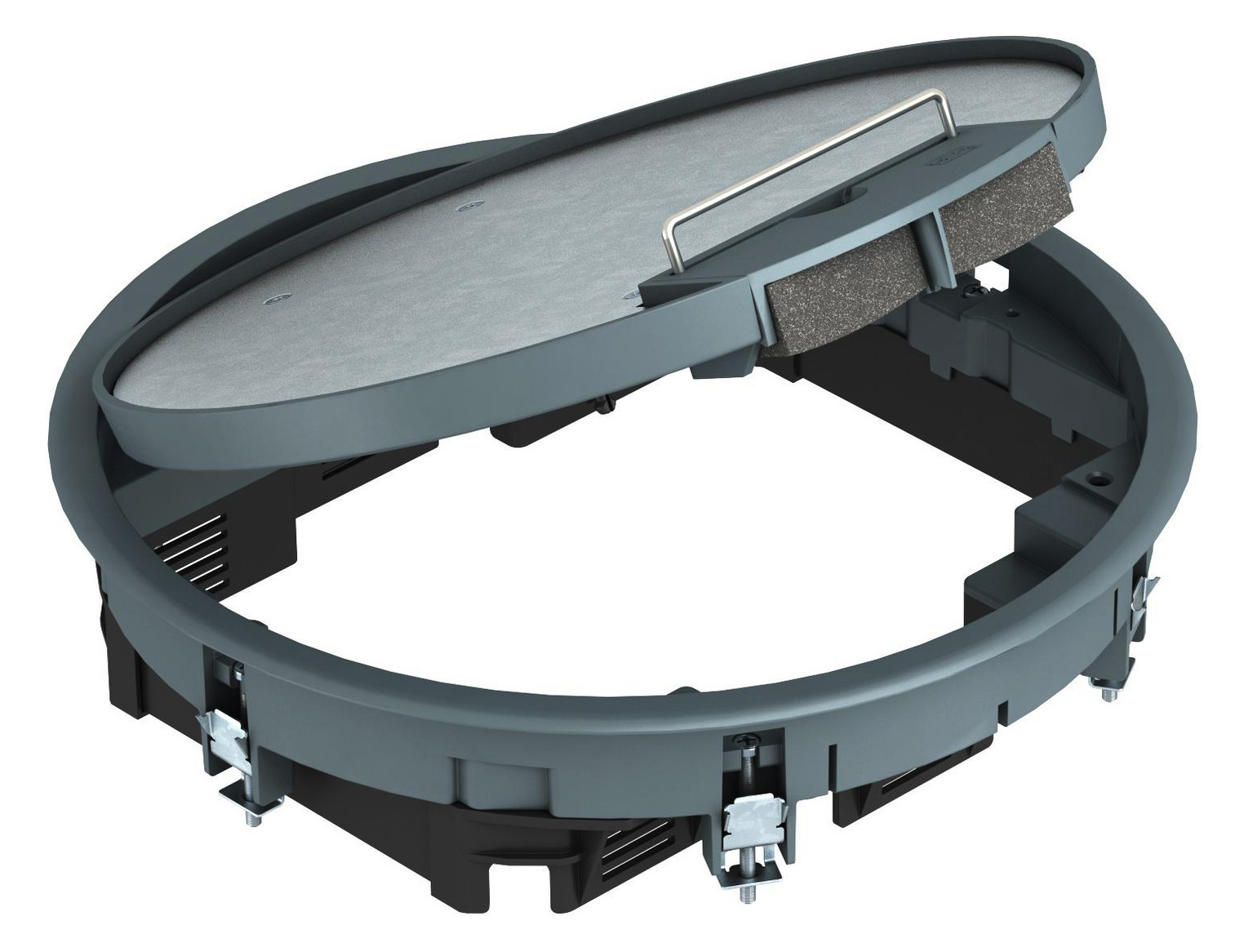 1St. OBO Bettermann GESR7 10U 7011 Geräteeinsatz für Universalmontage