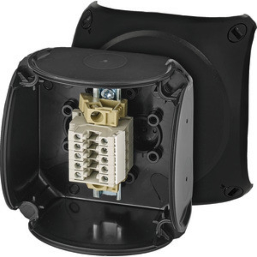 1St. Hensel RX 0205 T Reihenklemmenkasten 1,5-2,5 qmm, 5 Klemmen WKM, Ex-Zone 2 und 22 62000340 RX0205T