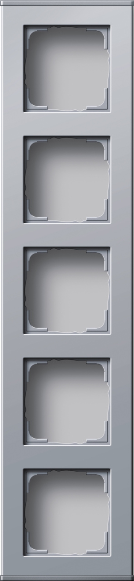 1St. Gira 136426 Profil 5fach senkr. + waager. Profil 55 Aluminium