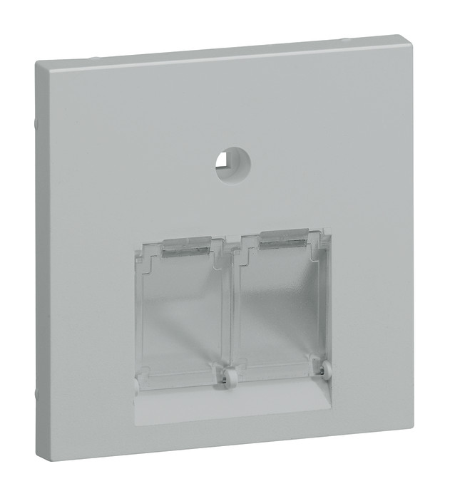 1St. Hager GZUAE2A7035 Zentralscheibe 55 UAE 2-fach, lg