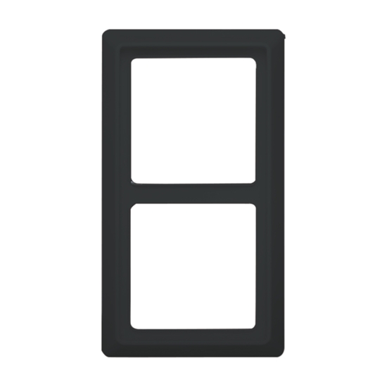 1St. Busch-Jaeger 2102-35 2-fach Rahmen Allwetter 44 (IP 44) anthrazit