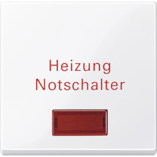 1St. Merten 432925 Wippe für Heizungs-Notschalter, aktivweiß glänzend, System M