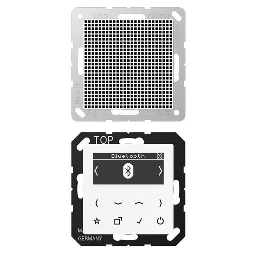 1St. Jung DABA1BTWW Smart Radio DAB+ Bluetooth Display Set Mono 1 Lautsprecher DAB A1 BT WW