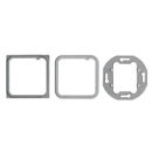 1St. KINDERMA 7442000001 Passend für Anschlussblenden 50 x 50 mm