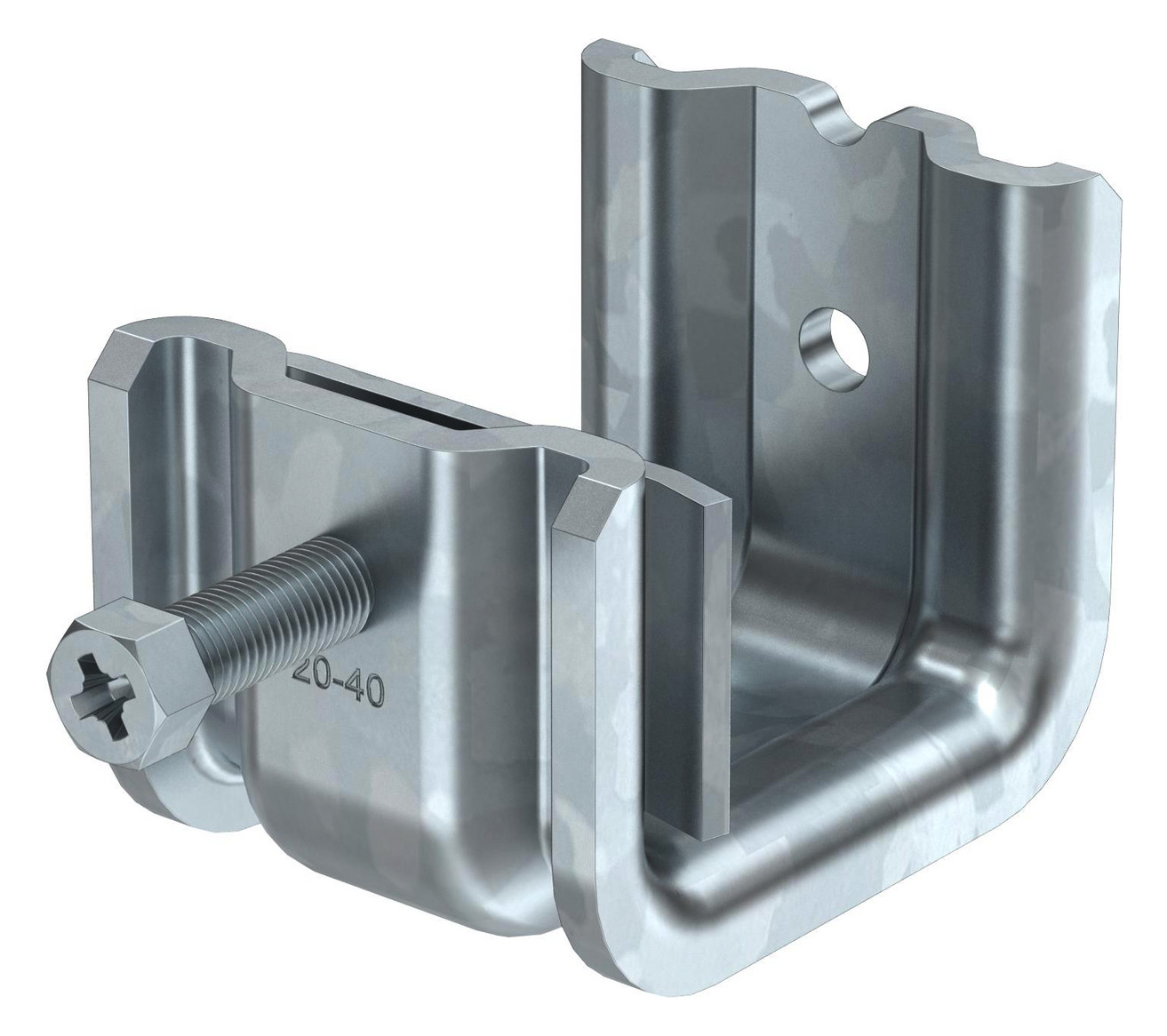 25St. OBO Bettermann 1486238 Trägerklammer schwere Ausführung 20-40mm, St, FT SSP 20-40 M6 FT