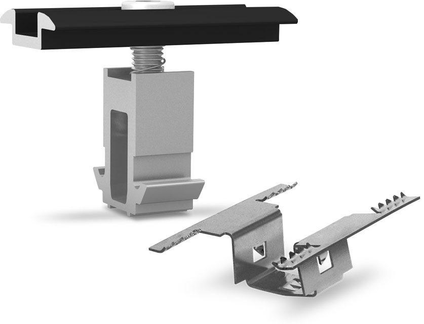 20St. K2 Systems 2005037 MiniClamp MC Black mit Terragrif