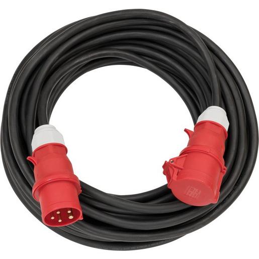 1St. Brennenstuhl 1168500 CEE Verlängerungsleitung IP44 25m schwarz H07RN-F 5G4,0 5-polig 400V/32A
