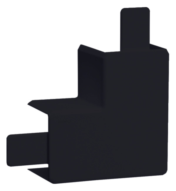 1St. HAGER LFF2003559011 Flachwinkel LF 20x33mm graphitschwarz