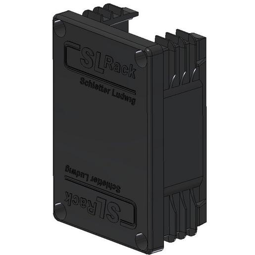 1St. SLRACK 94660-05 Kunststoff-Endkappe RAIL 60 schwarz Endkappe 1St. SLRACK 94660-05 Kunststoff-Endkappe RAIL 60 schwarz Endkappe