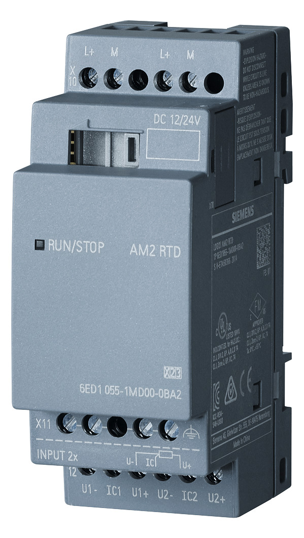 1St. Siemens 6ED1055-1MD00-0BA2 LOGO! AM2 RTD für LOGO! 8