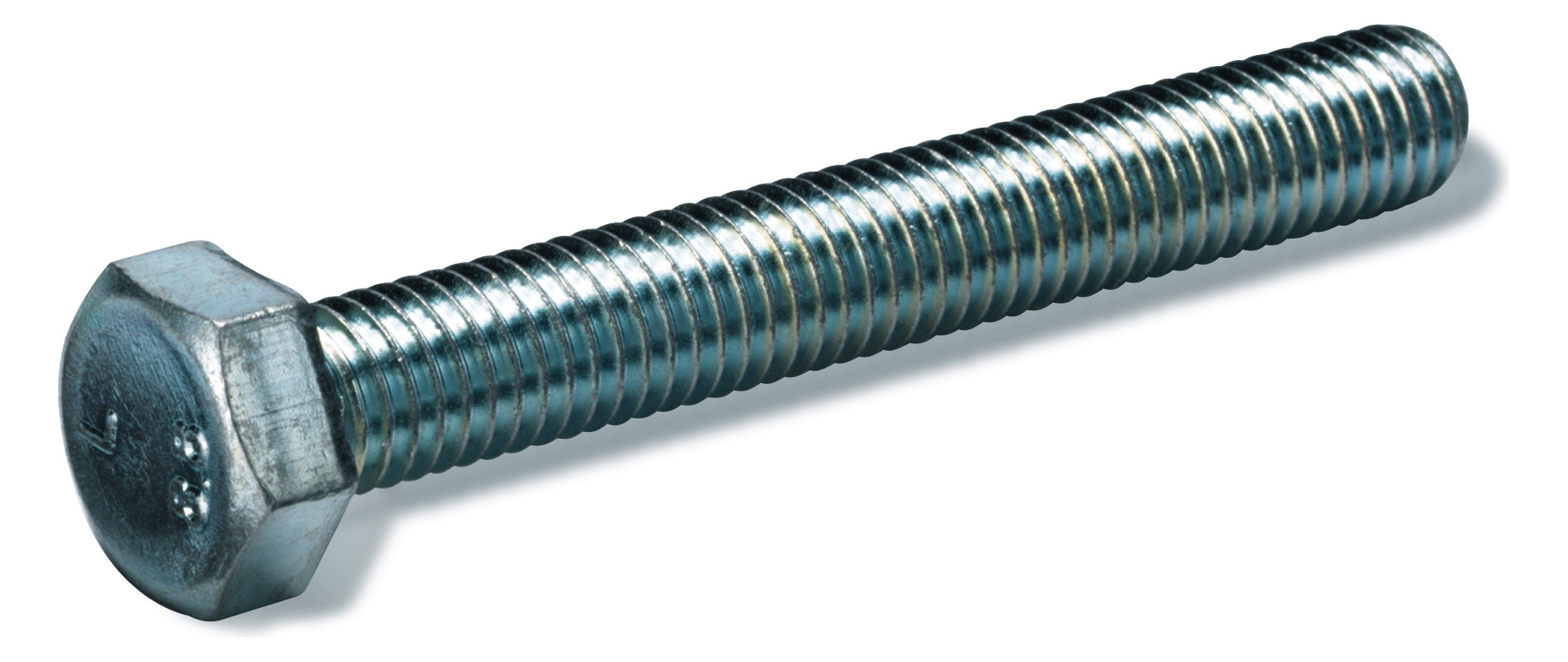 100St. Cimco 190564 Maschinen-Sechskantschrauben, Gewinde bis zum Kopf, Stahlverzinkt M8 x 25 mm, SW13