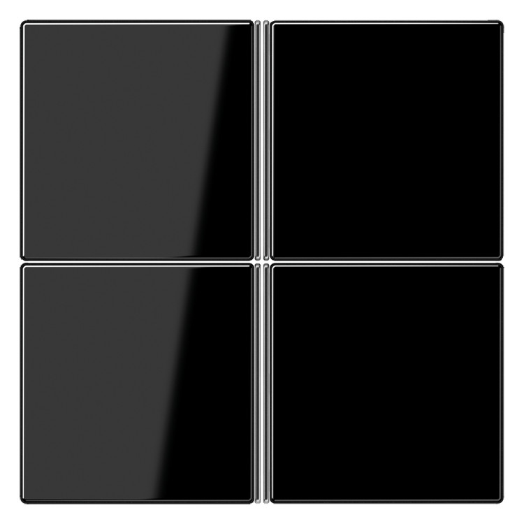 1St. Jung LS404TSASW Tastensatz 4fach komplett LS 404 TSA SW