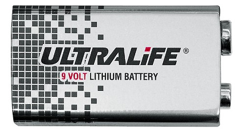 1St. Indexa U9VL ULTRALIFE 9V Lithium Blockbatterie 9 Vol