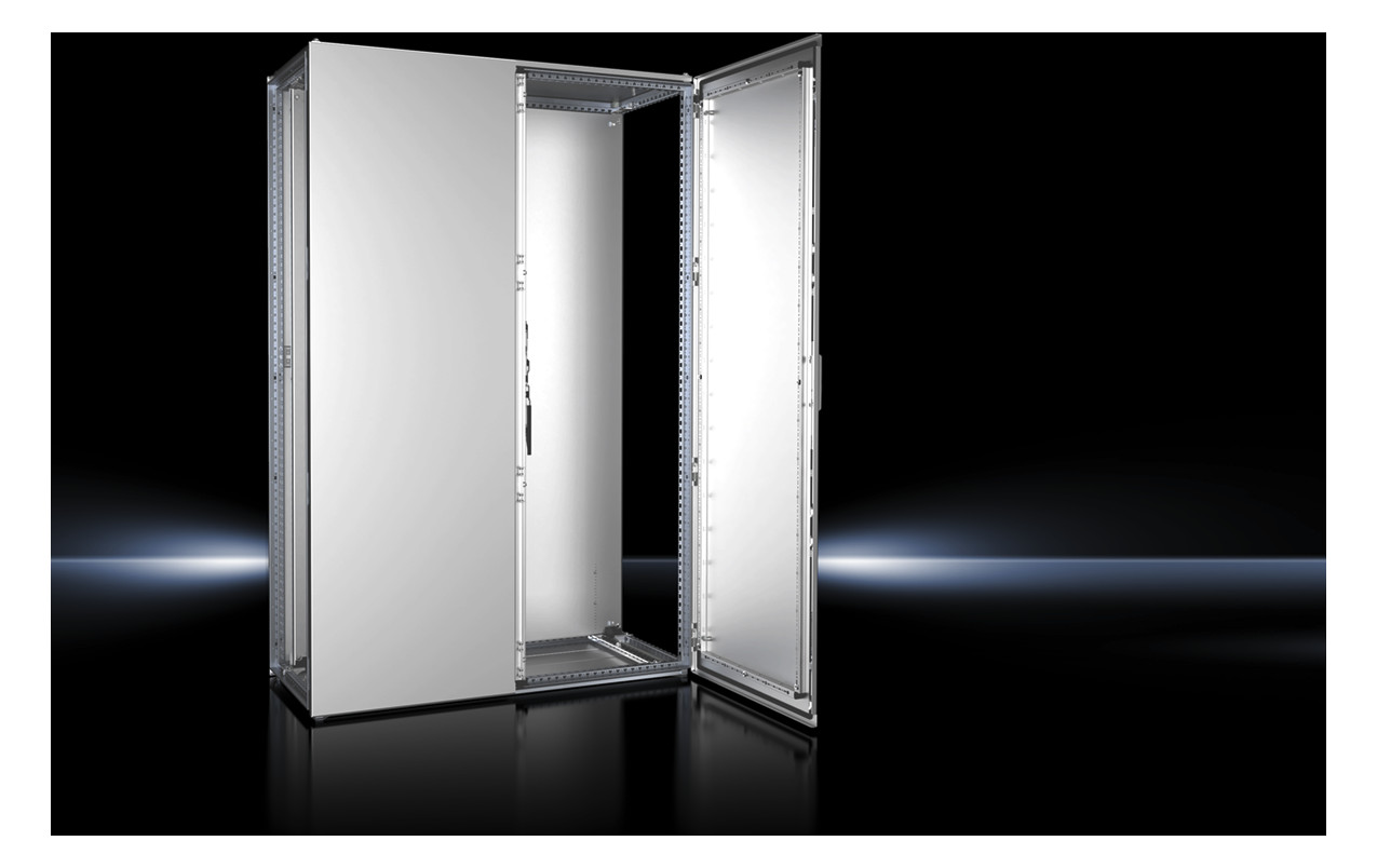 1St. Rittal VX 8453.000 VX Anreih-Schranksystem, 2-türig, BHT: 1 VX8453000