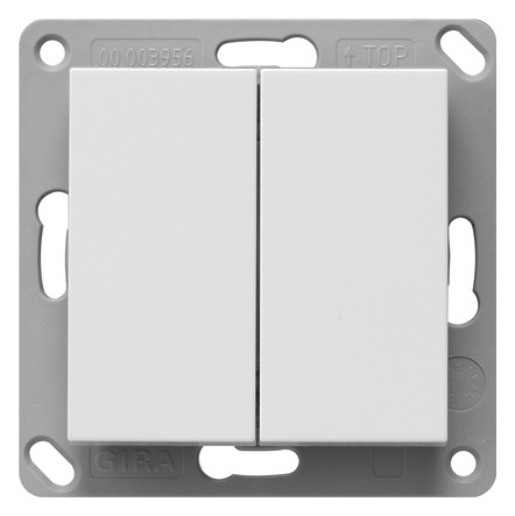 1St. Gira BT Wandsender 2f System 55 246227 Reinweißm BT wall transm.2-g System 55