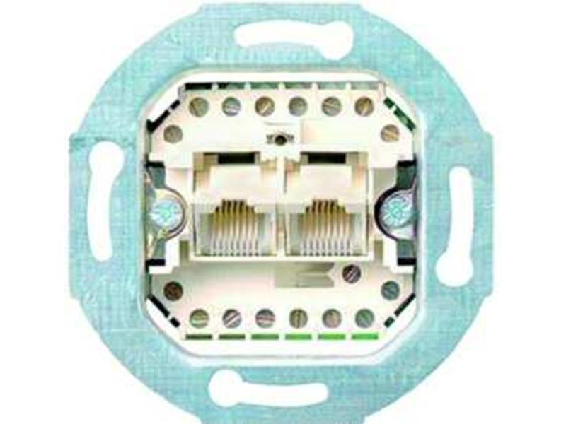 1St. Gira 019000 Steckdose UAE TAE 8 8 2fach Einsatz 1St. Gira 019000 Steckdose UAE TAE 8 8 2fach Einsatz