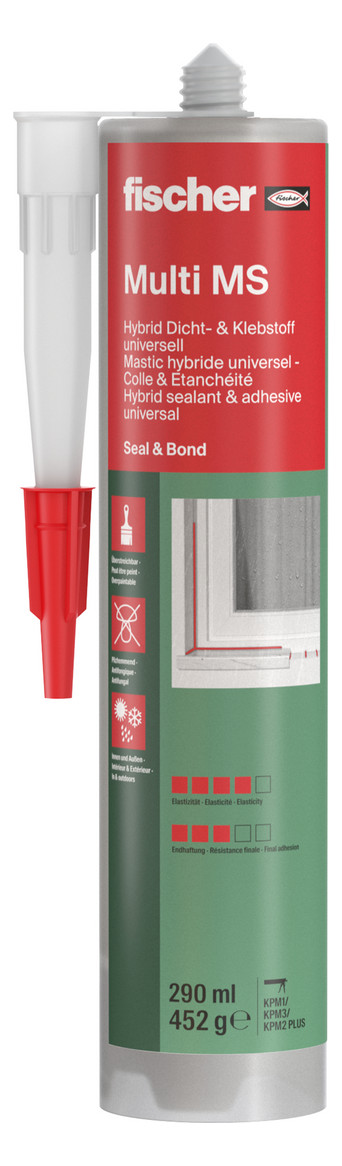 1St. FISCHER KD W 290ML KD Multi Kleb / Dichtstoff - 290 weiß 1St. Fischer KD W 290ML KD Multi Kleb / Dichtstoff - 290 weiß