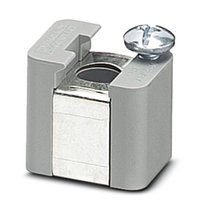 10St. Phoenix AB/SS-M Auflagebock aus Isolierstoff mit Halteschraube verwendbar für Sammelschiene 3 x 10 mm grau