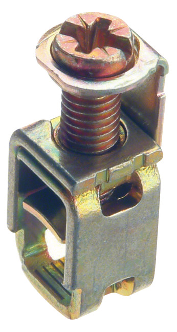 1St. Hager L4187CHRO Erdungsklemme für Leitungen bis 10mm²