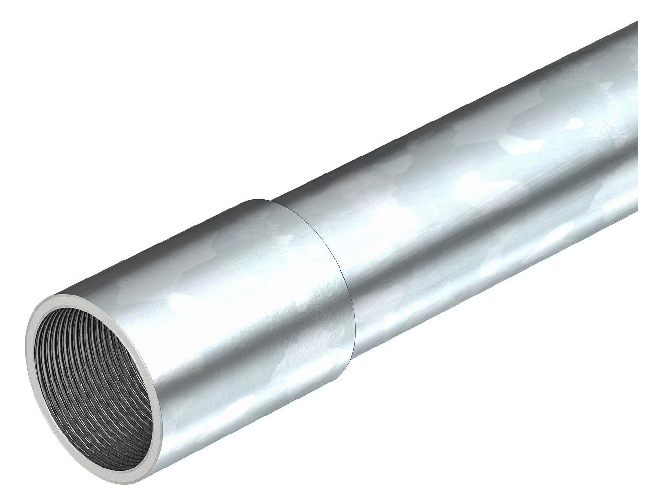 3m Bettermann SM32W G Stapa Gewinderohr mit Gewindemuffe M32x1