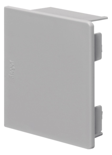 1St. HAGER LF6006067035 Endstück zu LF 60x57mm lichtgrau